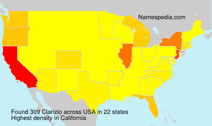 Surname Clarizio in USA