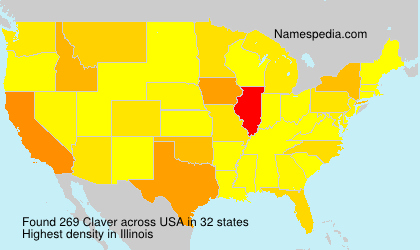 Surname Claver in USA Surname Claver in USA