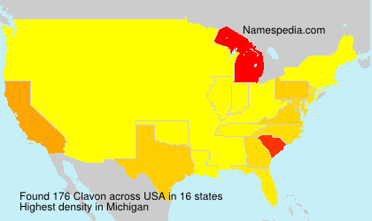 Surname Clavon in USA Surname Clavon in USA