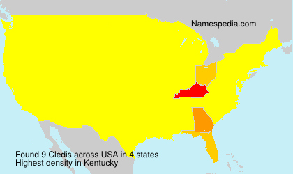 Surname Cledis in USA Surname Cledis in USA