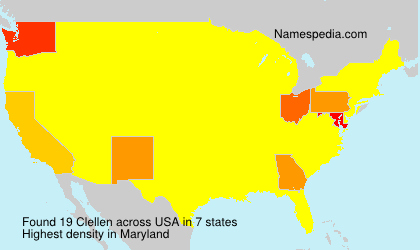 Surname Clellen in USA Surname Clellen in USA