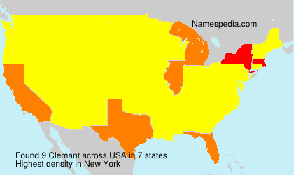 Surname Clemant in USA Surname Clemant in USA