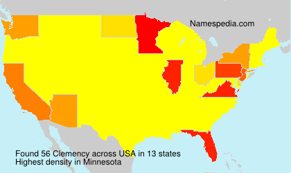 Surname Clemency in USA Surname Clemency in USA