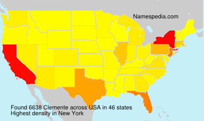 Surname Clemente in USA Surname Clemente in USA