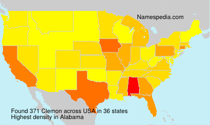 Surname Clemon in USA Surname Clemon in USA