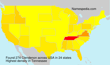 Surname Clendenon in USA Surname Clendenon in USA