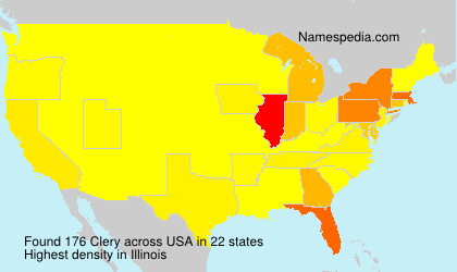 Surname Clery in USA Surname Clery in USA