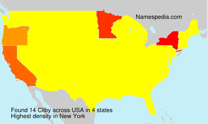 Surname Cliby in USA Surname Cliby in USA