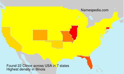 Surname Clince in USA Surname Clince in USA