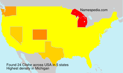 Surname Clishe in USA Surname Clishe in USA