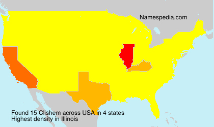 Surname Clishem in USA Surname Clishem in USA