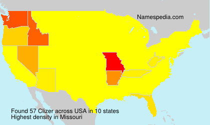 Surname Clizer in USA Surname Clizer in USA