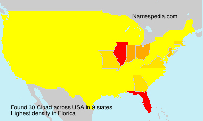 Surname Cload in USA Surname Cload in USA
