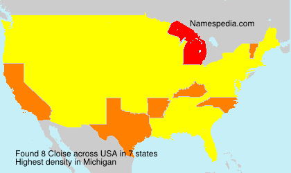 Surname Cloise in USA Surname Cloise in USA