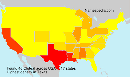 Surname Cloteal in USA Surname Cloteal in USA