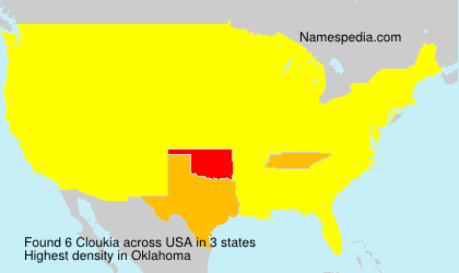 Surname Cloukia in USA Surname Cloukia in USA