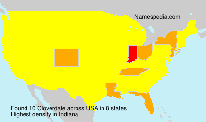 Surname Cloverdale in USA Surname Cloverdale in USA