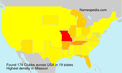 Surname Clubbs in USA Surname Clubbs in USA