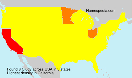 Surname Cludy in USA Surname Cludy in USA