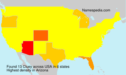 Surname Cluey in USA Surname Cluey in USA