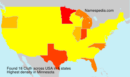 Surname Cluth in USA Surname Cluth in USA