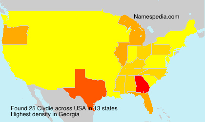 Surname Clydie in USA Surname Clydie in USA