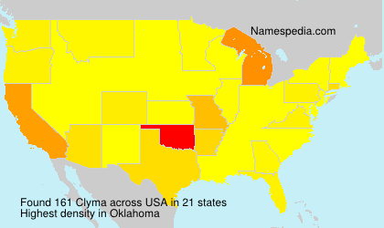 Surname Clyma in USA Surname Clyma in USA