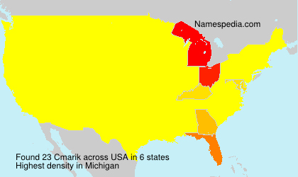 Surname Cmarik in USA Surname Cmarik in USA
