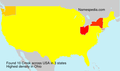 Surname Cmok in USA Surname Cmok in USA