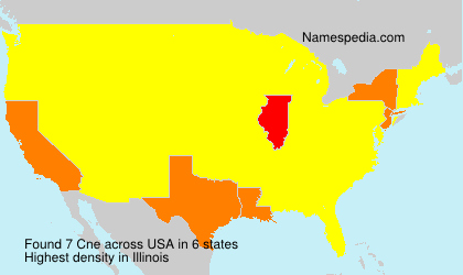 Surname Cne in USA
