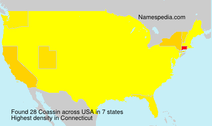 Surname Coassin in USA Surname Coassin in USA