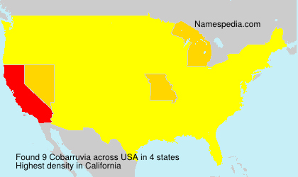 Surname Cobarruvia in USA Surname Cobarruvia in USA