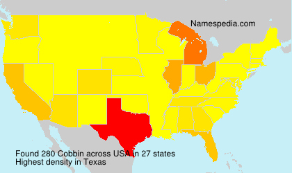 Surname Cobbin in USA Surname Cobbin in USA
