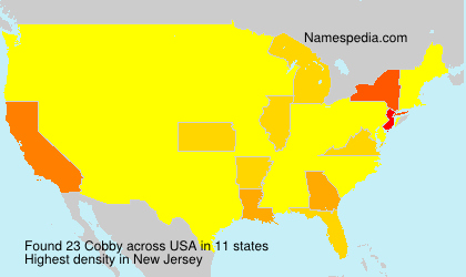 Surname Cobby in USA Surname Cobby in USA