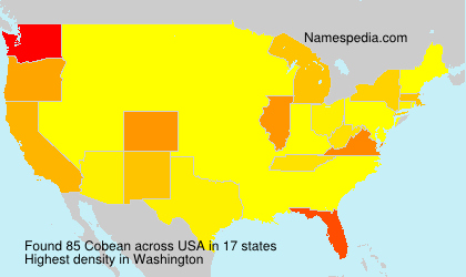Surname Cobean in USA