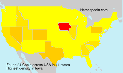 Surname Cobie in USA Surname Cobie in USA