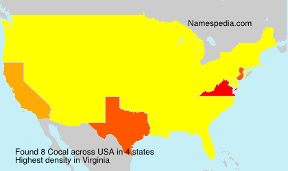 Surname Cocal in USA Surname Cocal in USA