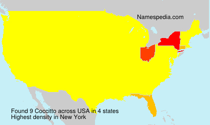 Surname Coccitto in USA Surname Coccitto in USA