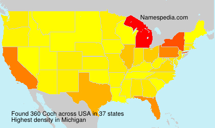 Surname Coch in USA Surname Coch in USA