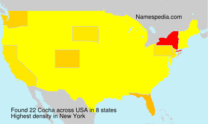 Surname Cocha in USA Surname Cocha in USA