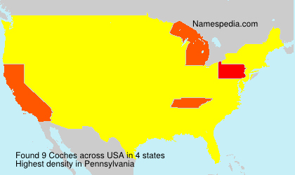 Surname Coches in USA Surname Coches in USA