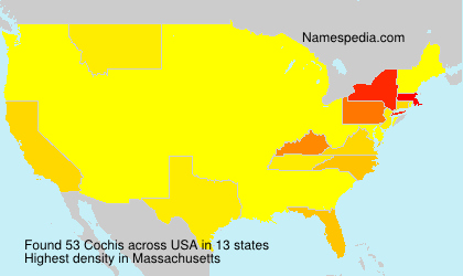 Surname Cochis in USA Surname Cochis in USA