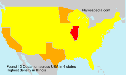 Surname Codamon in USA Surname Codamon in USA