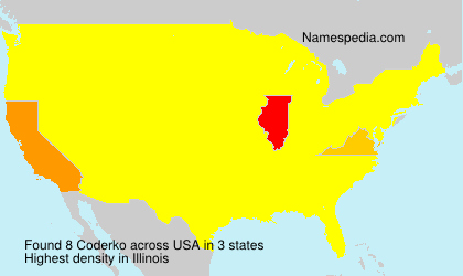 Surname Coderko in USA Surname Coderko in USA