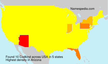 Surname Codkind in USA Surname Codkind in USA
