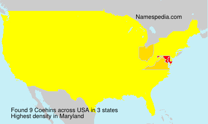 Surname Coehins in USA Surname Coehins in USA