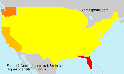 Surname Coelingh in USA Surname Coelingh in USA