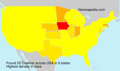 Surname Coellner in USA Surname Coellner in USA