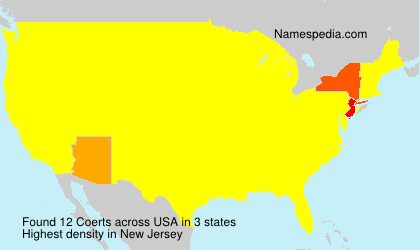 Surname Coerts in USA Surname Coerts in USA