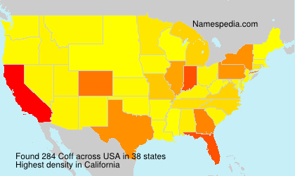 Surname Coff in USA Surname Coff in USA
